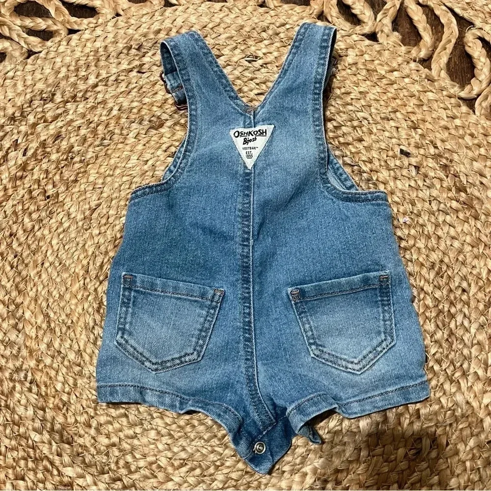 OshKosh B'Gosh baby girls World's Best Overalls, Flowers & Butterflies 3 Months
